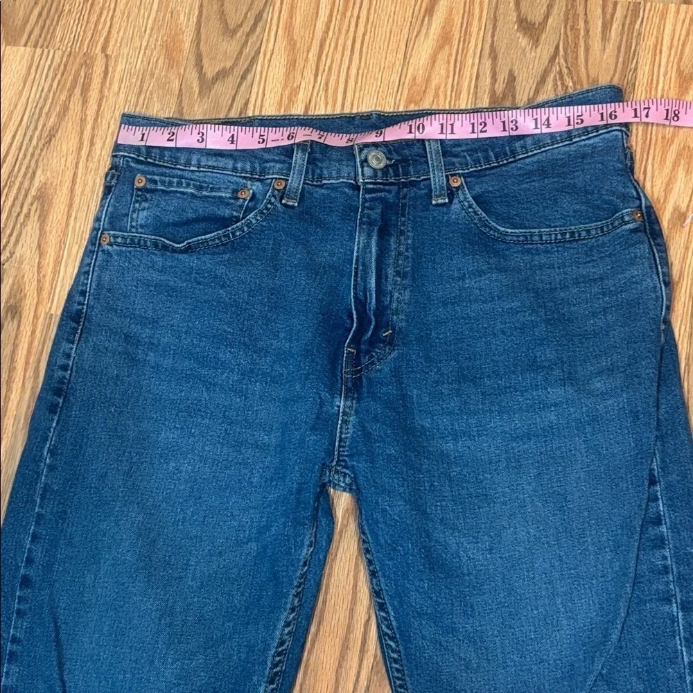 Levi's  505 Dark Blue Straight Leg Jeans, 34